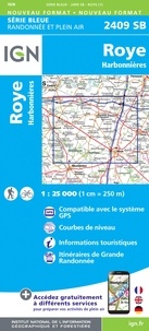  IGN - Roye, Harbonnières - 1/25 000.