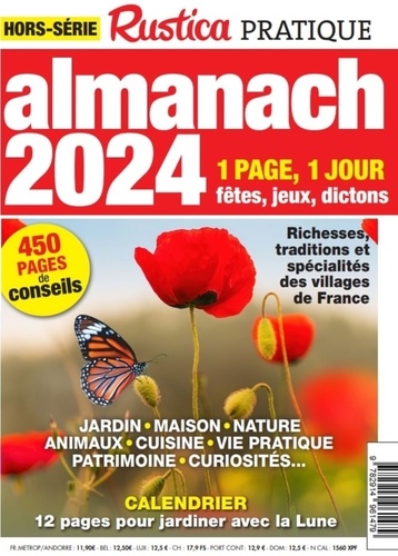 Sabine Jeannin-Da Costa - Rustica pratique Hors-série : Almanach 2024.
