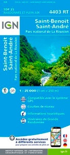  IGN - Saint-Benoît, Saint-André, Parc national de La Réunion - 1/25 000.