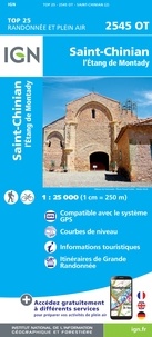  IGN - Saint-Chinian, l'étang de Montady - 1/25 000.