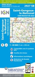  IGN - Saint-Gengoux-le-National Saint-Bonnet-de-Joux - 1/25 000.