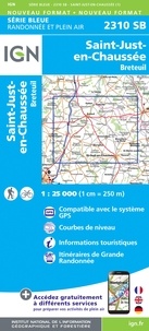  IGN - Saint-Just-en-Chaussée, Breteuil - 1/25 000.
