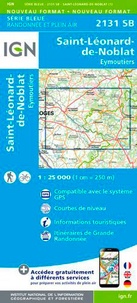  IGN - Saint-Léonard-de-Noblat, Eymoutiers - 1/25 000.