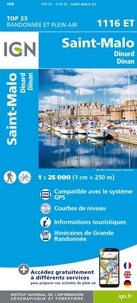  IGN - Saint-Malo, Dinard, Dinan - 1/25 000.