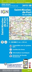  IGN - Saint-Nicolas-de-Port Vic-sur-Seille - 1/25 000.