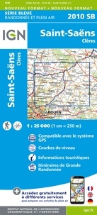  IGN - Saint-Saëns Clères - 1/25 000.
