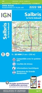  IGN - Salbris, La Ferté-Imbault - 1/25 000.