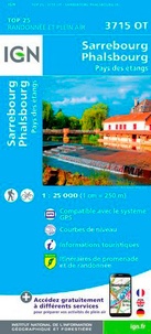 IGN - Sarrebourg, Phalsbourg, Pays des étangs - 1/25 000.