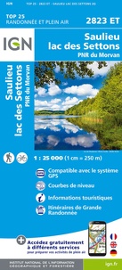  IGN - Saulieu, Lac des Settons. PNR du Morvan - 1/25 000.