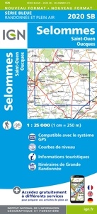  IGN - Selommes, Saint-Ouen, Oucques - 1/25 000.