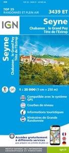  IGN - Seyne, Chabanon, Grand Puy, Tête de l'Estrop - 1/25 000.
