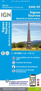  IGN - Signes, Tourves. Massif de la Sainte-Baume - 1/25 000.