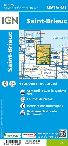 St-Brieuc. 1/25 000 5e édition