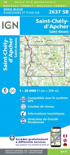 St-Chély-d'Apcher. 1/25 000