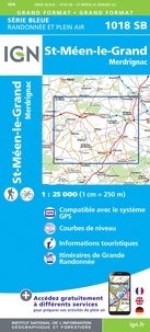  IGN - St-Méen-le-Grand. Merdrignac - 1/25 000.