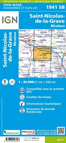 St-Nicolas-de-la-Grave, Miradoux. 1/25 000