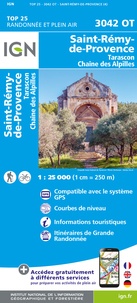  IGN - St-Rémy-de-Provence, Tarascon, Chaîne des Alpilles - 1/25 000.