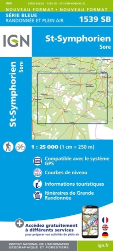 St-Symphorien, Sore. 1/25 000