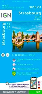  IGN - Strasbourg, Erstein, Le Ried - 1/25 000.