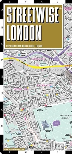  Michelin - Streetwise London, 1/20 000 - City Center Street Map of London, England.