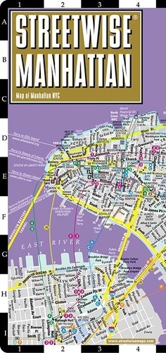  Michelin - Streetwise Manhattan, 1/27 000 - Map of Manhattan NYC.