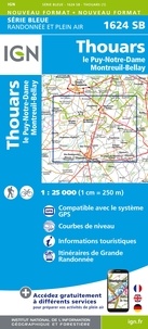  IGN - Thouars, le Puy-Notre-Dame, Montreuil-Bellay - 1/25 000.