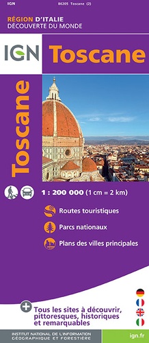 Toscane. 1/200 000