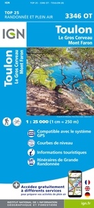  IGN - Toulon, Le Gros Cerveau, Mont-Faron - 1/25 000.