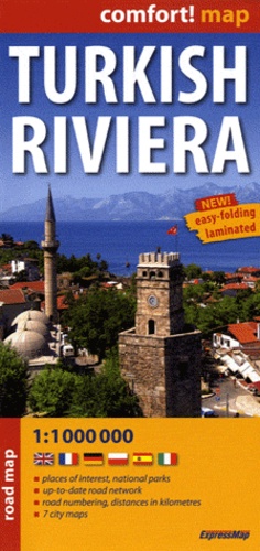  Express Map - Turkish riviera - Road map 1/1 000 000.