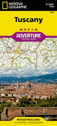  National geographic society - Tuscany - 1/220 000.