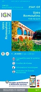  IGN - Uzès, Remoulins, Pont du Gard - 1/25 000.
