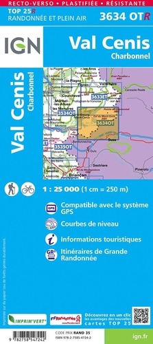 Val Cenis Charbonnel. 1/25 000