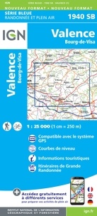  IGN - Valence, Bourg-de-Visa - 1/25 000.