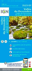  IGN - Vallée du Dessoubre, Cirque de Consolation, Montagnes du Lomont - 1/25 000.