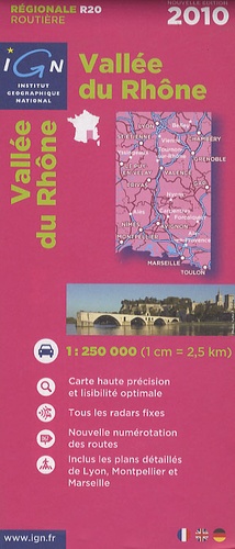  IGN - Vallée du Rhône - 1/250 000.