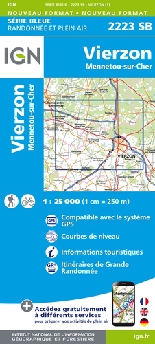 Vierzon/Mennetou-sur-Cher. 1/25000