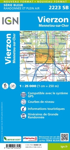 Vierzon/Mennetou-sur-Cher. 1/25000