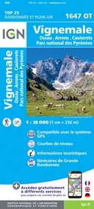 IGN - Vignemale, Ossau, Arrens, Cauterets, Parc national des Pyrénées - 1/25 000.