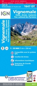  IGN - Vignemale. Ossau, Arrens, Cauterets, Parc national des Pyrénées - 1/25 000.