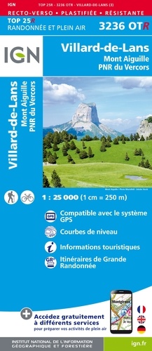 Villars-de-Lans Mont Aiguille PNR du Vercors. 1/25 000