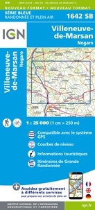  IGN - Villeneuve-de-Marsan, Nogaro - 1/25 000.