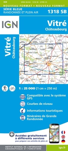 Vitré Châteaubourg. 1/25 000
