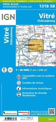 Vitré Châteaubourg. 1/25 000