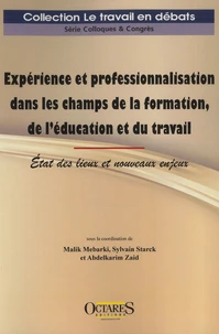 Expérience et professionnalisation dans les champs de la formation, de l'éducation et du travail