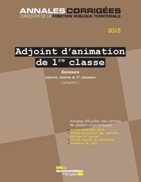 Adjoint d'animation de 1re classe