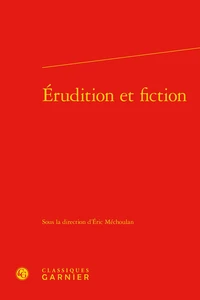 Erudition et fiction