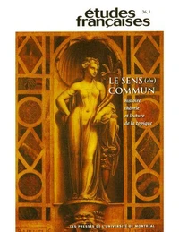 Études françaises. Volume 36, numéro 1, 2000