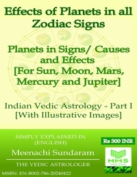  MEENACHI SUNDARAM - Effects of Planets in all Zodiac Signs Indian Vedic Astrology - Part I.