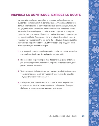 Self-love. Le cahier d'exercices pour apprendre à s'accepter ! Libérez-vous de vos doutes, soyez indulgente envers vous-même, et aimez la femme que vous êtes !