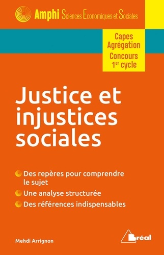 Mehdi Arrignon - Justice et injustices sociales - Modèles de justice, opinions et politiques publiques.
